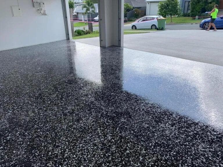 Epoxy garage floor